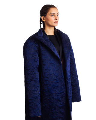 "HER MAJESTY" QUILTED LONG COAT