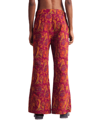 "CLIFFORD" JACQUARD WOVEN TROUSERS