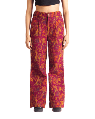 "CLIFFORD" JACQUARD WOVEN TROUSERS