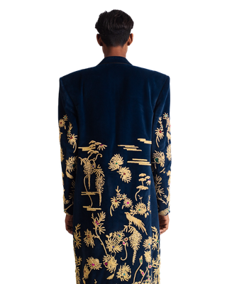 "GOLDEN PEACOCK" LONG COAT