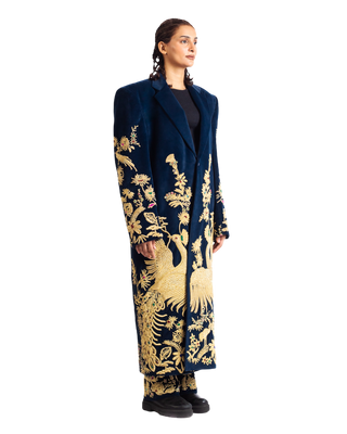 "GOLDEN PEACOCK" LONG COAT