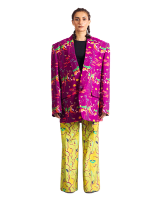 "NEON ODYSSEY" BLAZER