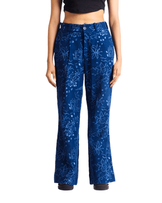 "WALLFLOWER" KHADDAR PANTS