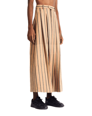 "SUNSET STRIPES" MAXI SKIRT