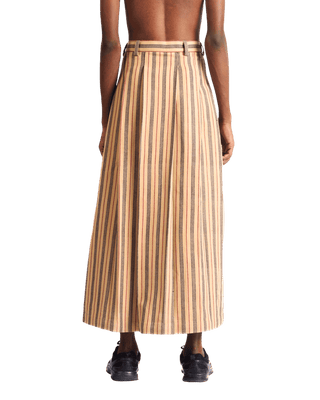 "SUNSET STRIPES" MAXI SKIRT