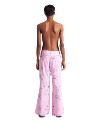 "THORNS AND ROSES" KHADDAR PANTS