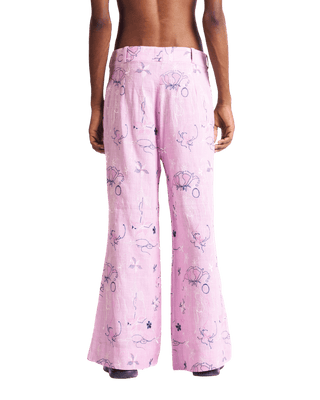 "THORNS AND ROSES" KHADDAR PANTS