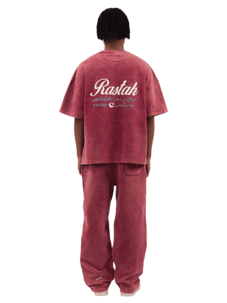 Maroon Acid Wash Made in Pak T-Shirt (V4)