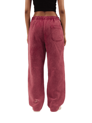 Maroon Acid Wash Made in Pak Sweatpants (V4)