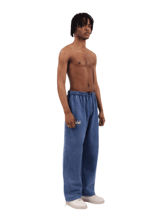 Blue Acid Wash Made in Pak Sweatpants (V4)