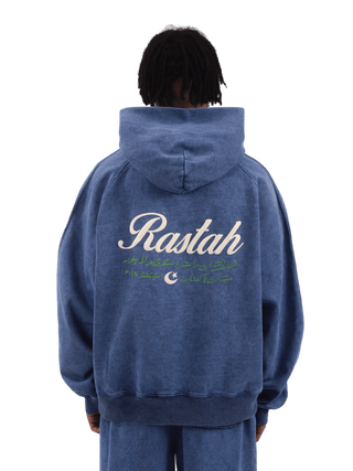 Blue Acid Wash Made in Pak Hoodie (V4)