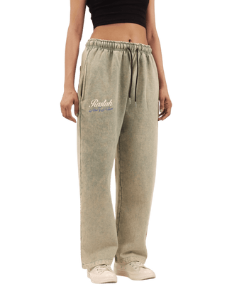 Seafoam Acid Wash Made in Pak Sweatpants (V4)