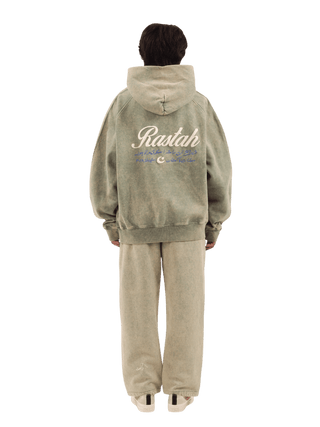 Seafoam Acid Wash Made in Pak Hoodie (V4)