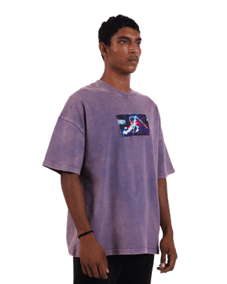 "Lost in Time" Acid Washed Oversized T-Shirt