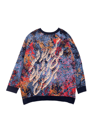 "SAFAR-E-DARD" JACQUARD SWEATER