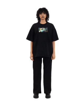 "Dazed Confusion" Oversized Cotton T-Shirt