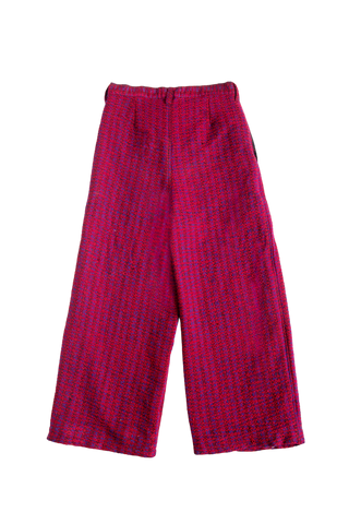 "HAMPTON BLUES" HANDWOVEN TROUSERS