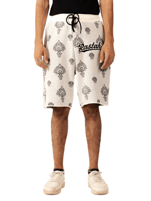 Rastah jacquard knit shorts
