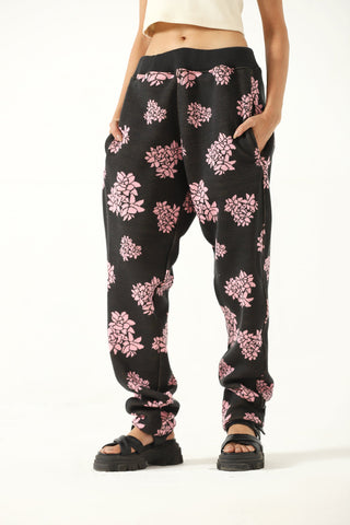 "jasmine garden" knit sweatpants