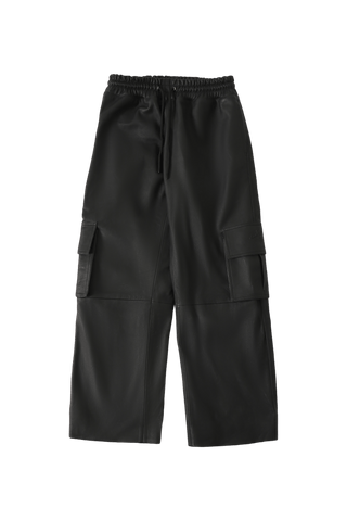 leather cargo pants