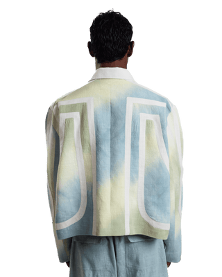 "Aurora Mist" Tie Dye Cotton Jacket