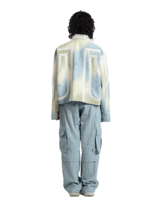 "Aurora Mist" Tie Dye Cotton Jacket