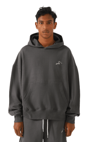 charcoal grey made in pak hoodie(v1)