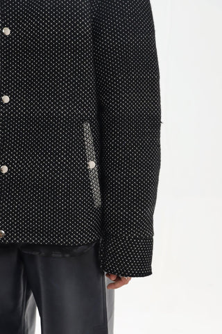 HANDWOVEN DOT JACKET - Rastah