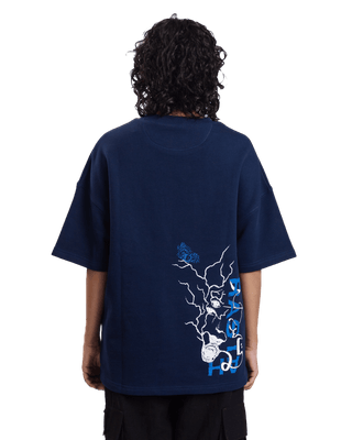 "INVISIBLE MAN" BLUE T-SHIRT