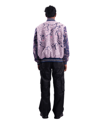 "THE BOTANIST" HAND EMBROIDERED VARSITY JACKET