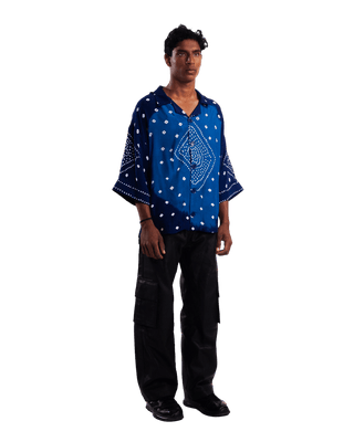 BANDHANI DYED SILK SHIRT