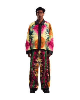 "TRIPPIN ON A SUNDAY" SILK DYED JACKET