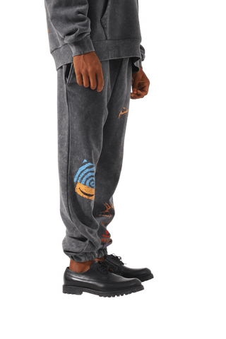 "Brain wash" grey sweatpants