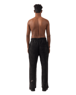 BLACK ACID WASH SWEATPANTS (V4)