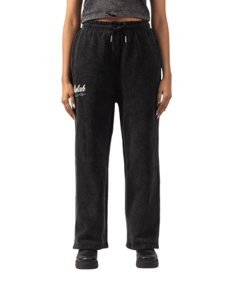 BLACK ACID WASH SWEATPANTS (V4)