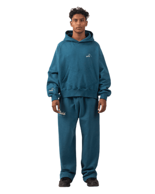 DARK CYAN MADE IN PAK HOODIE (V4)