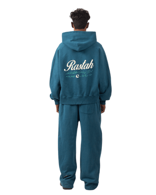 DARK CYAN MADE IN PAK HOODIE (V4)