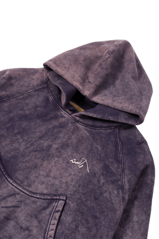 WASHED PURPLE MADE IN PAK HOODIE (v2)