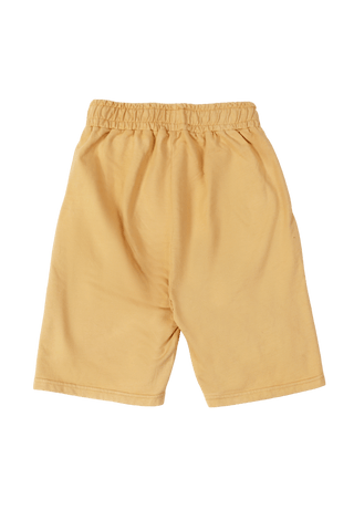 TAN LOGO SHORTS