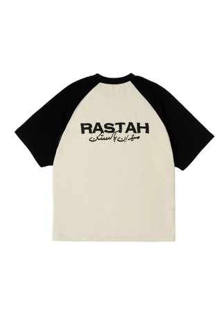 RAGLAN BEIGE MADE IN PAK T-SHIRT