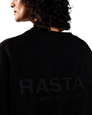 EMBROIDERED BLACK MADE IN PAK T-SHIRT (v1)