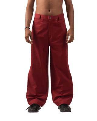 SCARLET TWILL PANTS