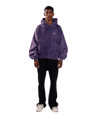 WASHED PURPLE MADE IN PAK HOODIE (v2)