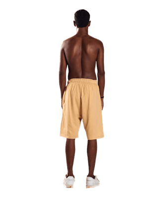 TAN LOGO SHORTS