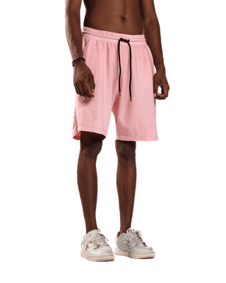 PINK LOGO SHORTS