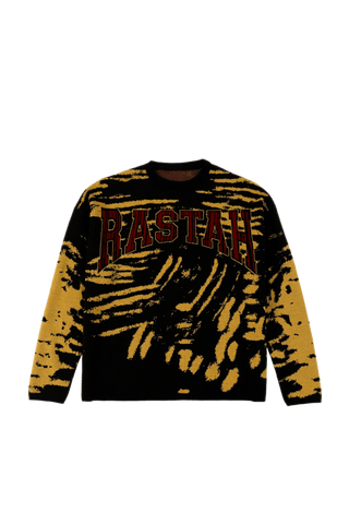 "RETRO FUSION" KNIT SWEATER