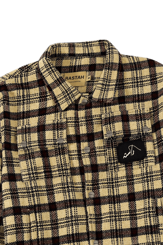 PLAID HANDWOVEN HEAVYWEIGHT SHIRT