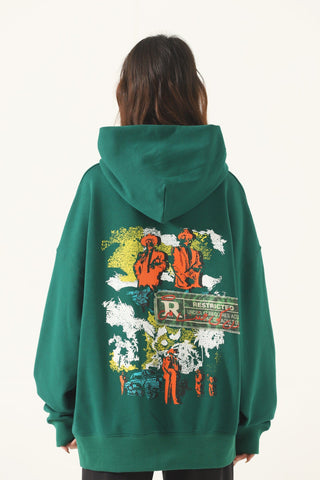 "91 in the bronx" sea green hoodie