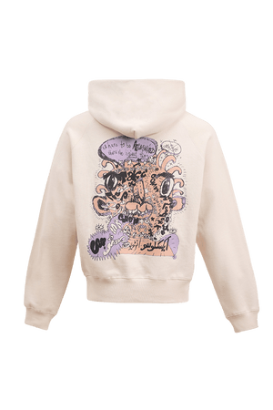 Delancey cream hoodie