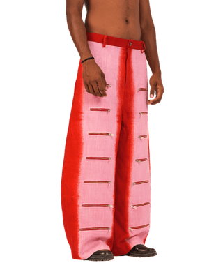 "BUBBLE GUM" KHADDAR PANTS